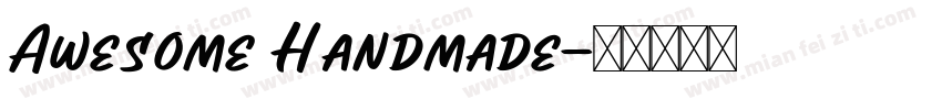 Awesome Handmade字体转换